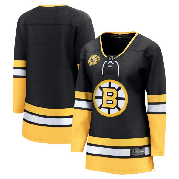 women8217s fanatics black boston bruins 100th anniversary premier breakaway jersey – Vancouver Canucks Jerseys and Headwear Collection