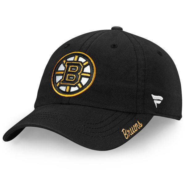 women8217s fanatics black boston bruins core primary logo adjustable hat – Vancouver Canucks Jerseys and Headwear Collection