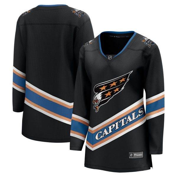women8217s fanatics black washington capitals alternate 50th anniversary breakaway jersey – Vancouver Canucks Jerseys and Headwear Collection