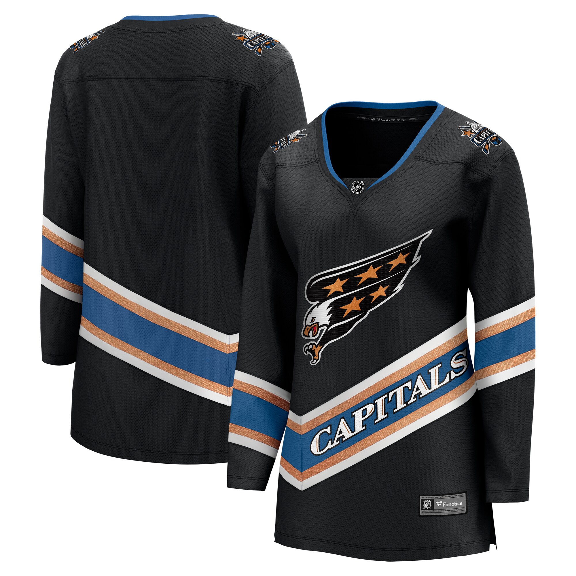 women8217s fanatics black washington capitals alternate 50th anniversary breakaway jersey – Vancouver Canucks Jerseys and Headwear Collection