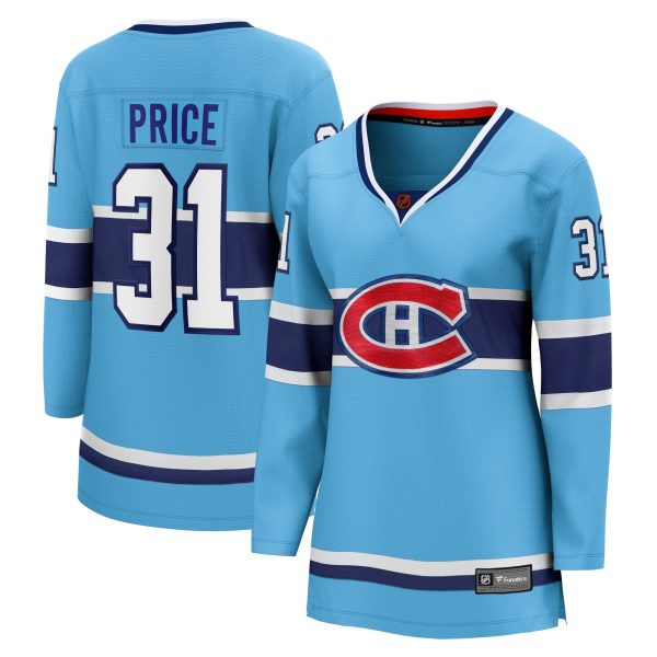 women8217s fanatics carey price light blue montreal canadiens special edition 2.0 breakaway player jersey – Vancouver Canucks Jerseys and Headwear Collection