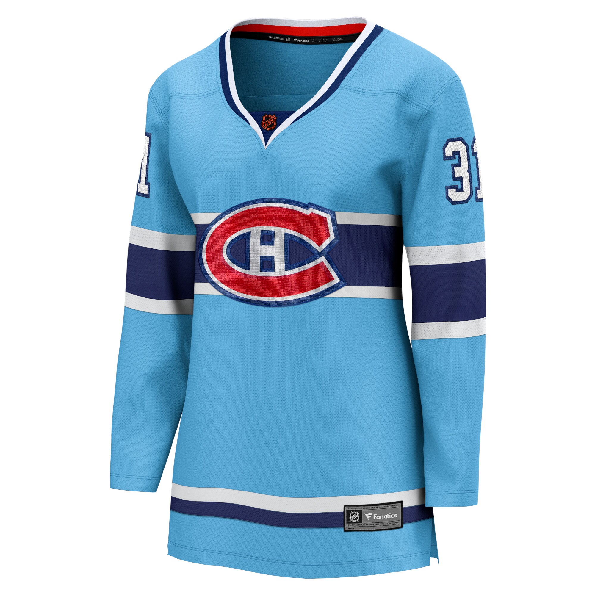 women8217s fanatics carey price light blue montreal canadiens special edition 2.0 breakaway player jersey – Vancouver Canucks Jerseys and Headwear Collection