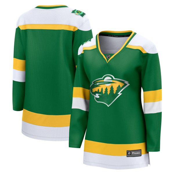 women8217s fanatics green minnesota wild alternate premier breakaway jersey – Vancouver Canucks Jerseys and Headwear Collection