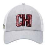 women8217s fanatics heather graywhite chicago blackhawks iconic glimmer trucker snapback hat – Vancouver Canucks Jerseys and Headwear Collection