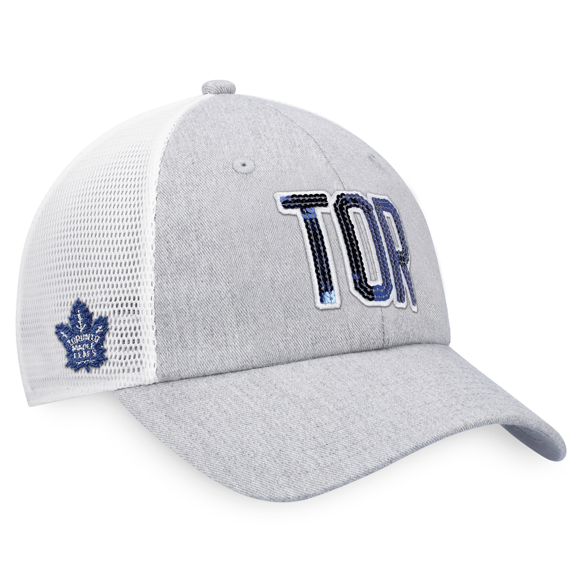 women8217s fanatics heather graywhite toronto maple leafs iconic glimmer trucker snapback hat – Vancouver Canucks Jerseys and Headwear Collection