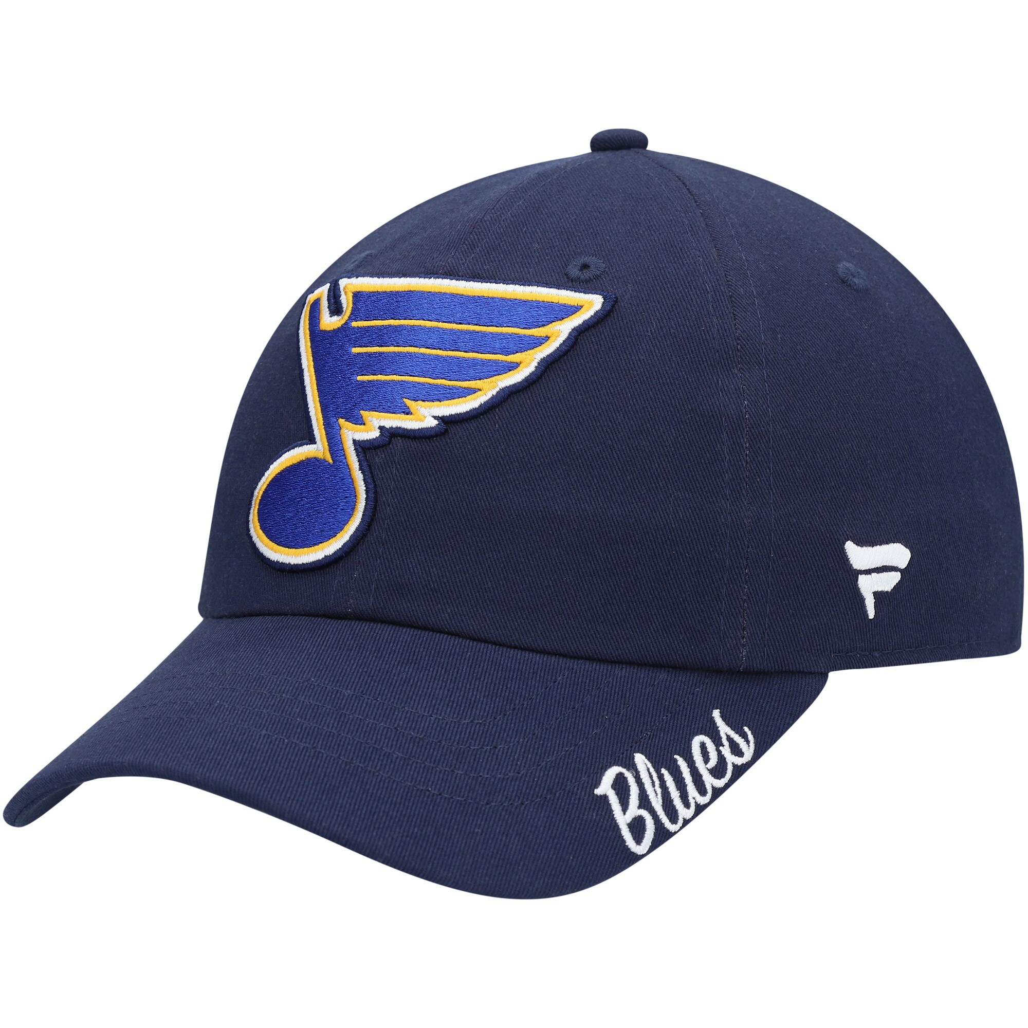 women8217s fanatics navy st. louis blues primary logo adjustable hat – Vancouver Canucks Jerseys and Headwear Collection