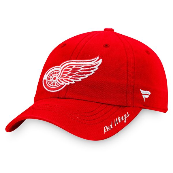 women8217s fanatics red detroit red wings core primary logo adjustable hat – Vancouver Canucks Jerseys and Headwear Collection