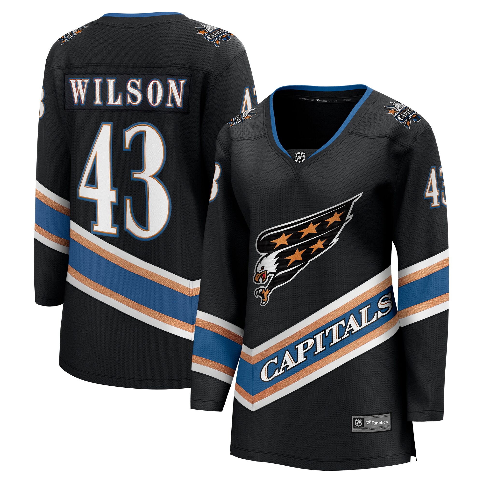 women8217s fanatics tom wilson black washington capitals alternate 50th anniversary premier breakaway player jersey – Vancouver Canucks Jerseys and Headwear Collection