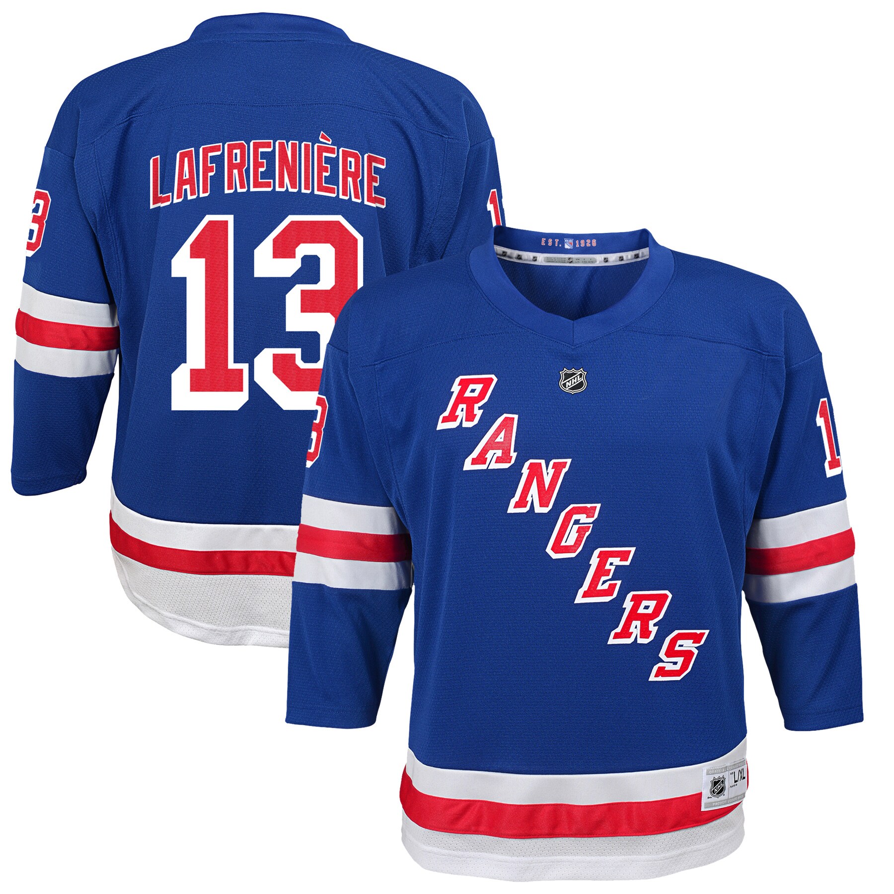 youth alexis lafreniere blue new york rangers home replica player jersey – Vancouver Canucks Jerseys and Headwear Collection