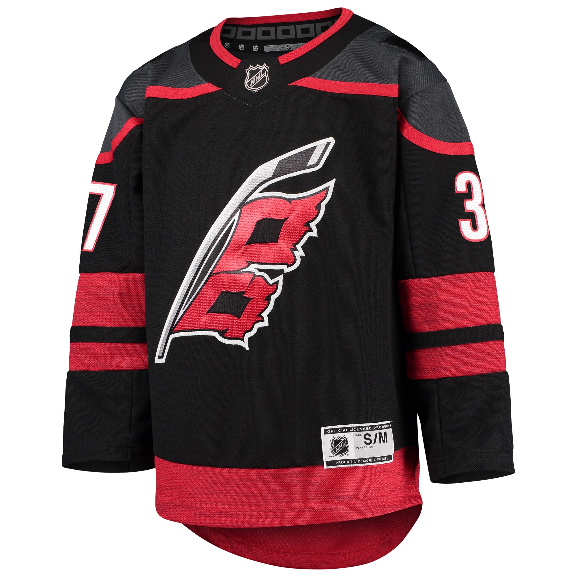 youth andrei svechnikov black carolina hurricanes alternate premier player jersey – Vancouver Canucks Jerseys and Headwear Collection