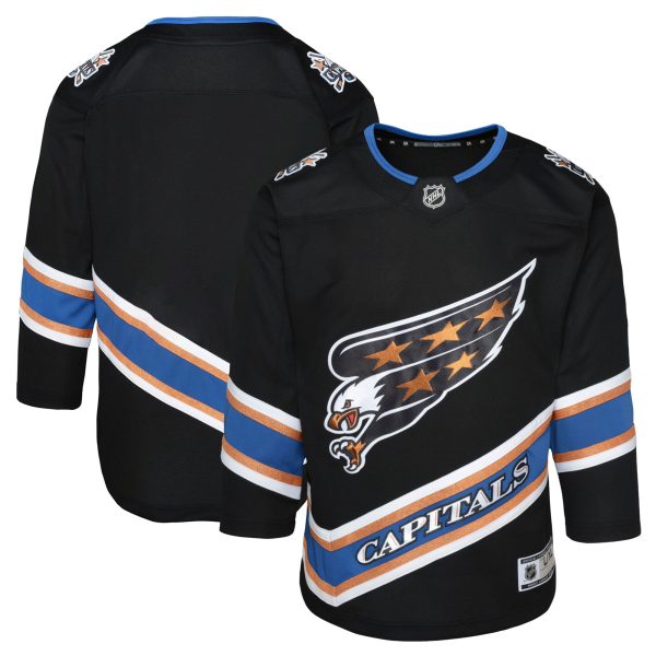 youth black washington capitals alternate 50th anniversary premier jersey – Vancouver Canucks Jerseys and Headwear Collection