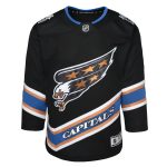 youth black washington capitals alternate 50th anniversary premier jersey – Vancouver Canucks Jerseys and Headwear Collection