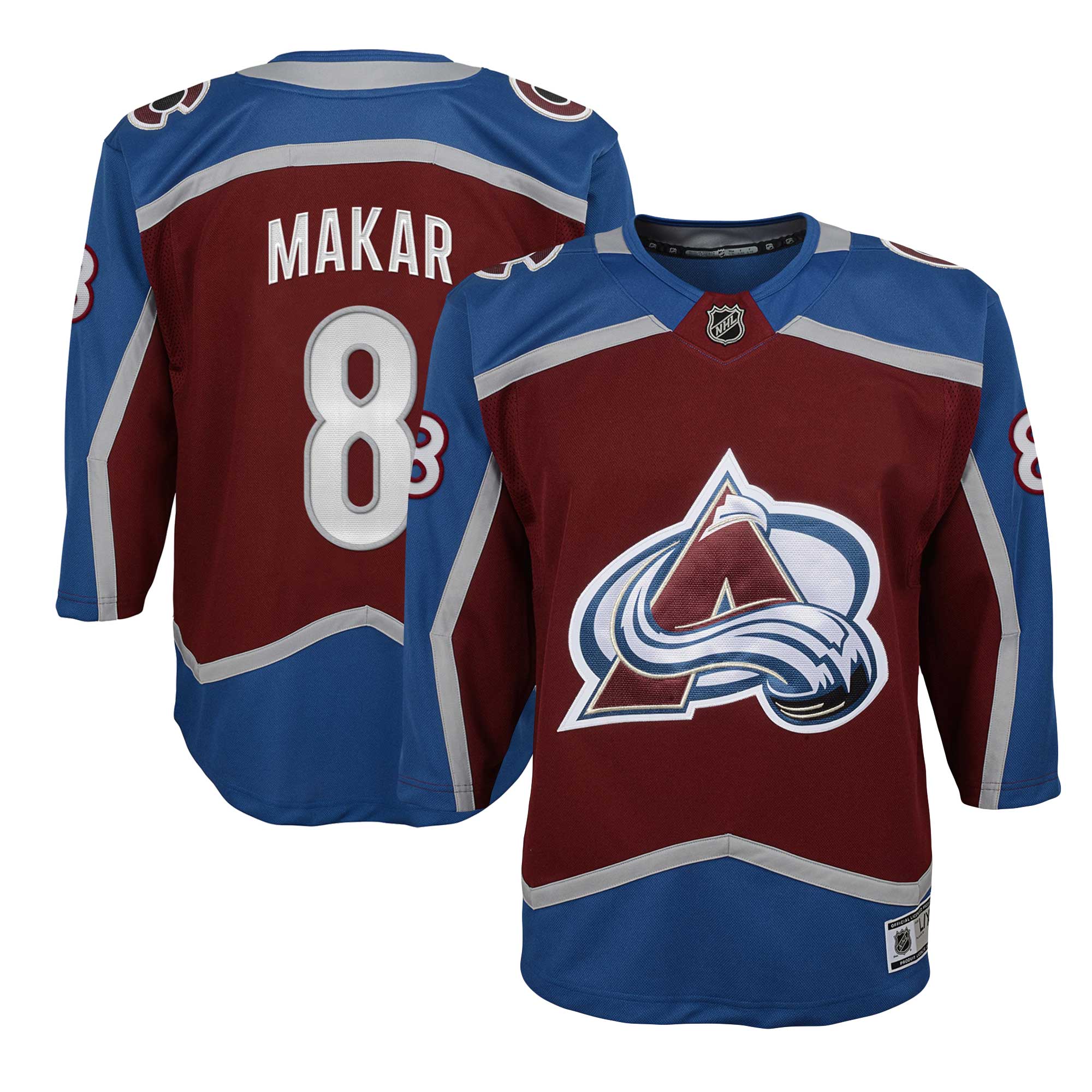 youth cale makar burgundy colorado avalanche home premier player jersey – Vancouver Canucks Jerseys and Headwear Collection