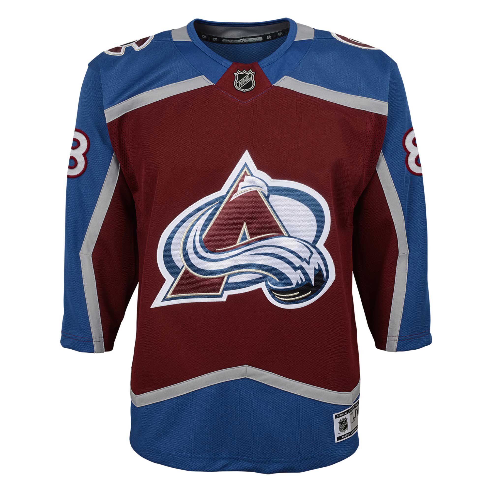 youth cale makar burgundy colorado avalanche home premier player jersey – Vancouver Canucks Jerseys and Headwear Collection