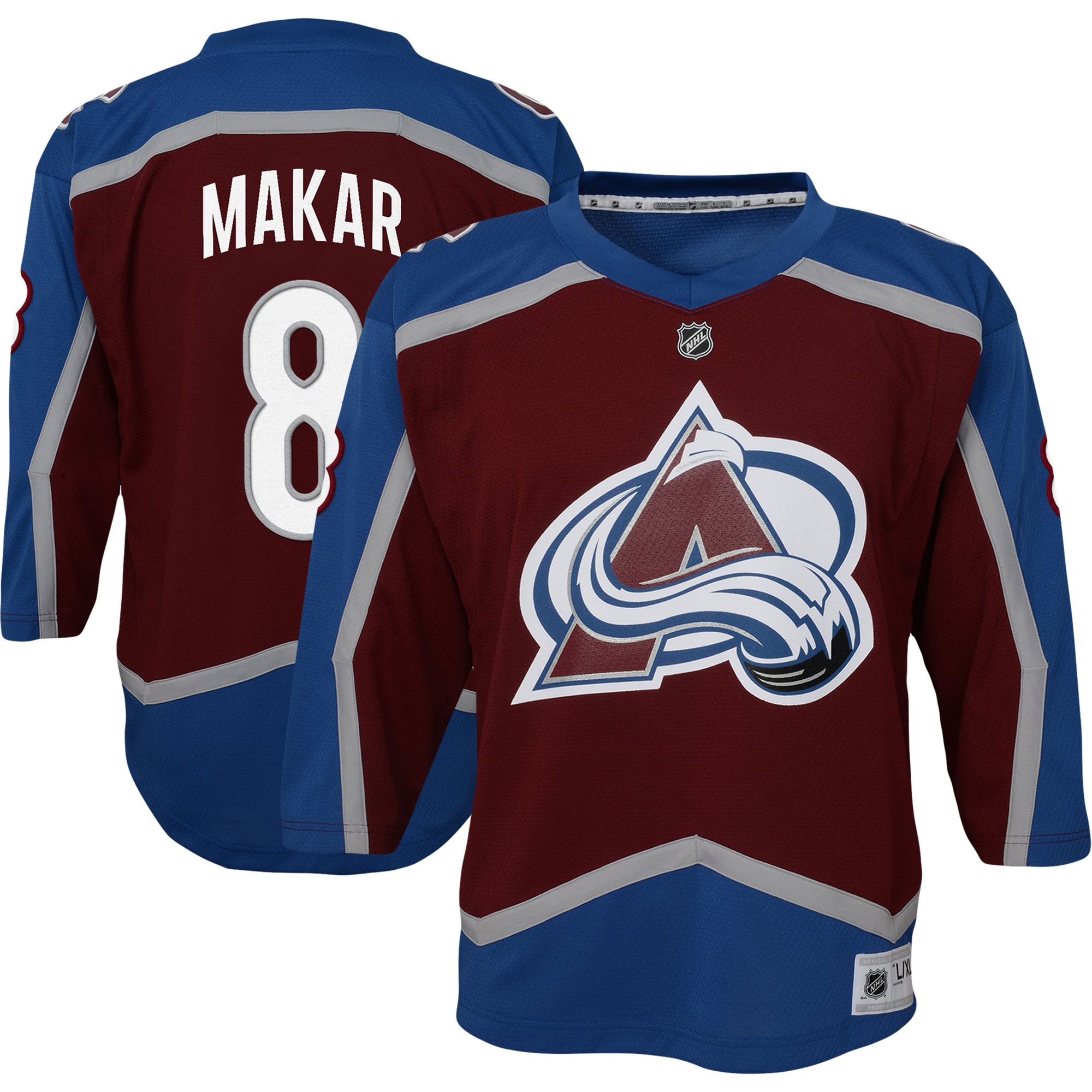 youth cale makar burgundy colorado avalanche home replica player jersey – Vancouver Canucks Jerseys and Headwear Collection