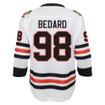 youth connor bedard white chicago blackhawks away replica player jersey – Vancouver Canucks Jerseys and Headwear Collection