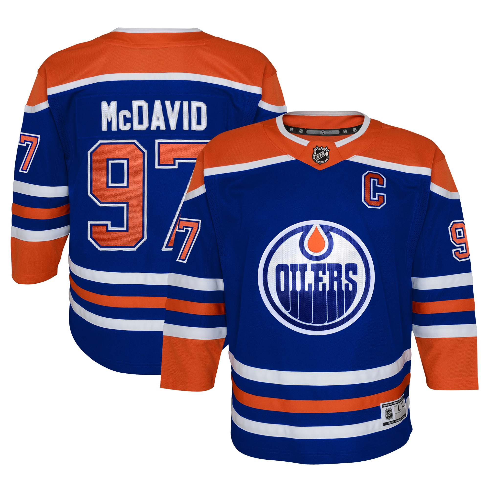 youth connor mcdavid royal edmonton oilers home premier player jersey – Vancouver Canucks Jerseys and Headwear Collection