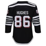 youth jack hughes black new jersey devils alternate premier player jersey – Vancouver Canucks Jerseys and Headwear Collection