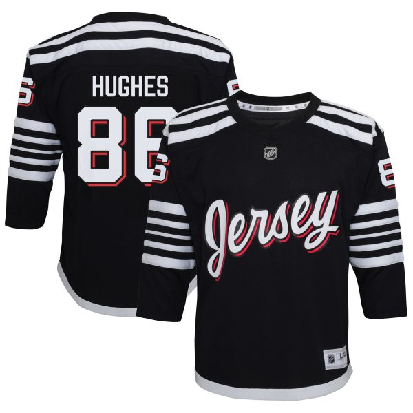 youth jack hughes black new jersey devils alternate replica player jersey – Vancouver Canucks Jerseys and Headwear Collection