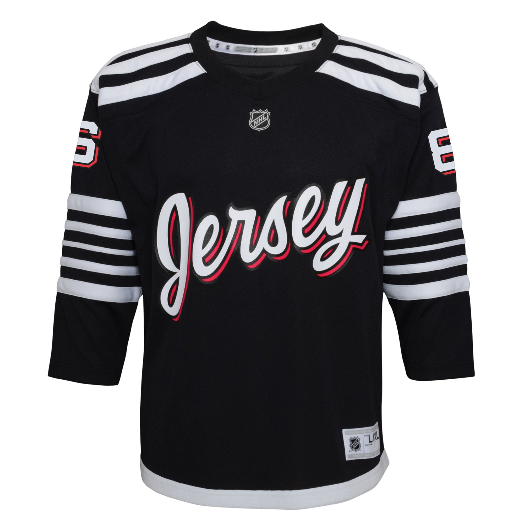 youth jack hughes black new jersey devils alternate replica player jersey – Vancouver Canucks Jerseys and Headwear Collection