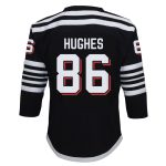 youth jack hughes black new jersey devils alternate replica player jersey – Vancouver Canucks Jerseys and Headwear Collection
