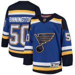 youth jordan binnington blue st. louis blues home premier player jersey – Vancouver Canucks Jerseys and Headwear Collection