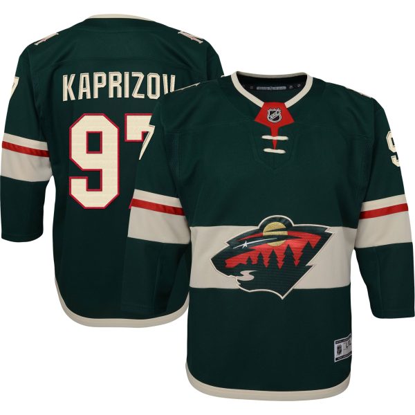 youth kirill kaprizov green minnesota wild home premier player jersey – Vancouver Canucks Jerseys and Headwear Collection