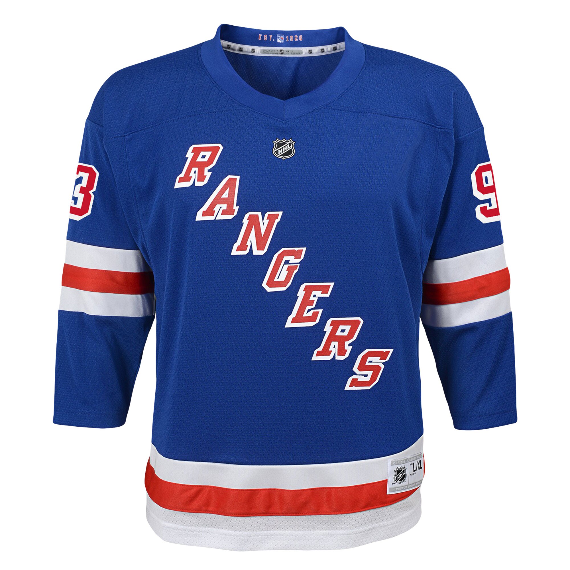 youth mika zibanejad blue new york rangers home replica player jersey – Vancouver Canucks Jerseys and Headwear Collection
