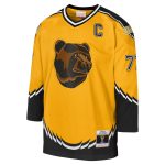 youth mitchell amp ness ray bourque gold boston bruins 1996-97 blue line captain patch player jersey – Vancouver Canucks Jerseys and Headwear Collection
