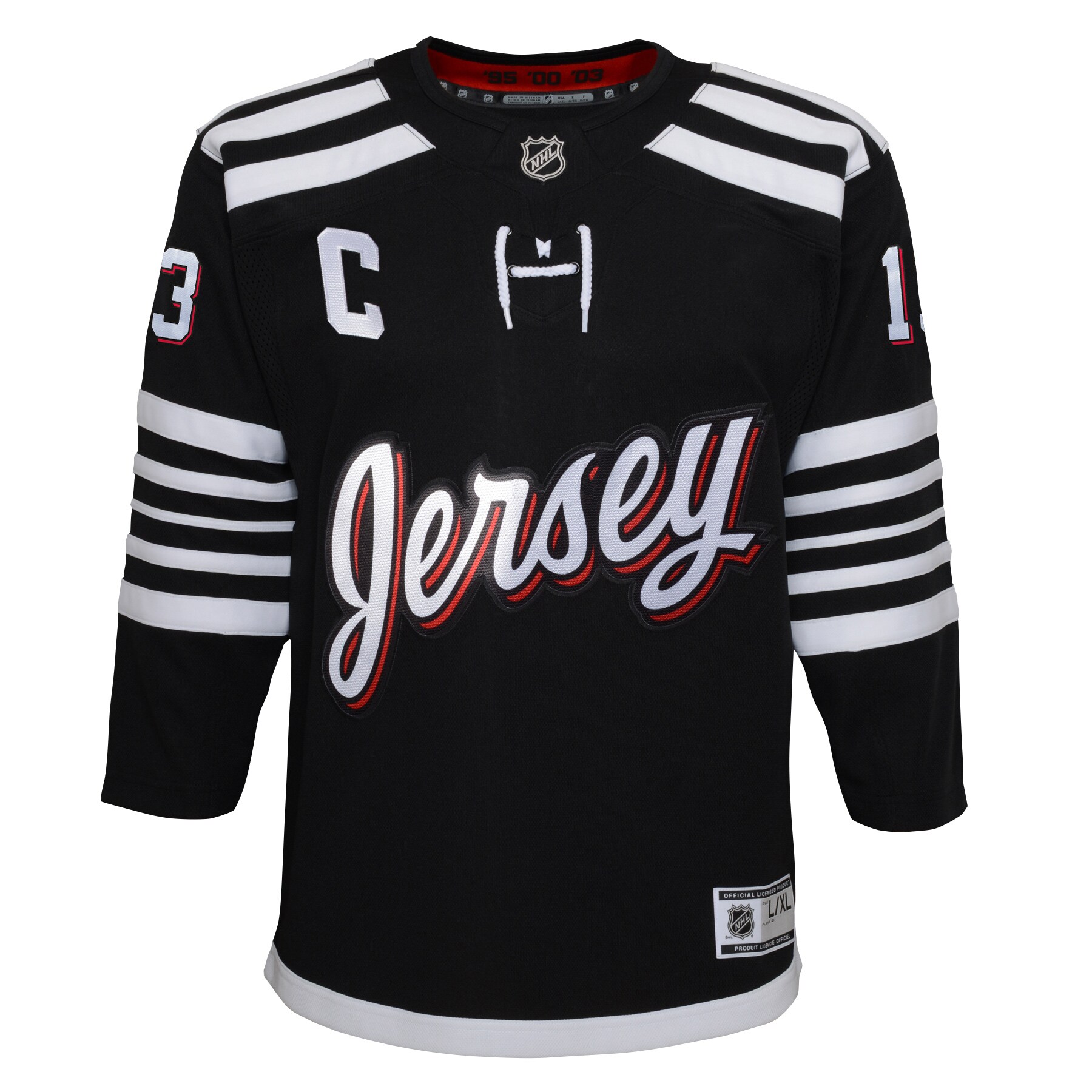 youth nico hischier black new jersey devils 202122 alternate premier player jersey – Vancouver Canucks Jerseys and Headwear Collection
