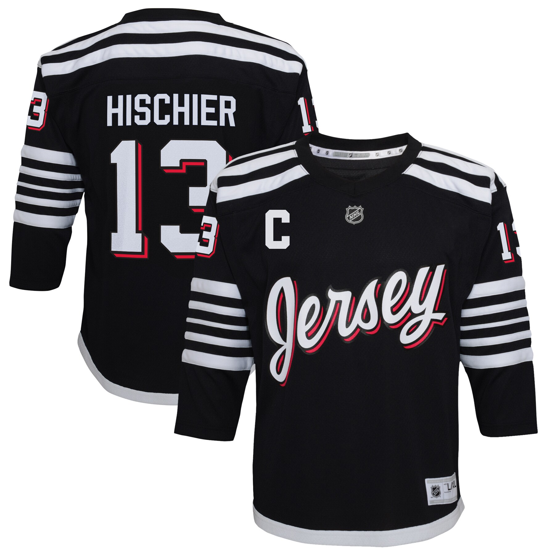 youth nico hischier black new jersey devils 202122 alternate replica player jersey – Vancouver Canucks Jerseys and Headwear Collection