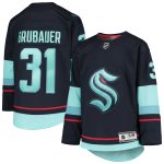 youth philipp grubauer deep sea blue seattle kraken home premier player jersey – Vancouver Canucks Jerseys and Headwear Collection