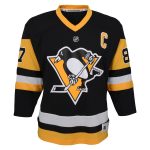 youth sidney crosby black pittsburgh penguins captain patch home replica player jersey – Vancouver Canucks Jerseys and Headwear Collection