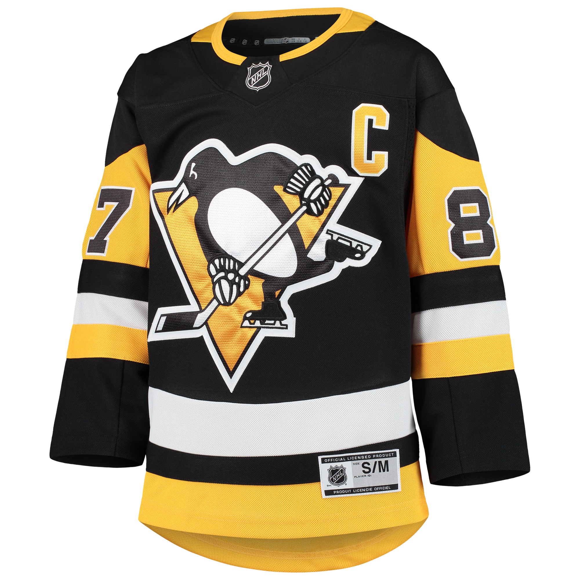 youth sidney crosby black pittsburgh penguins premier player jersey – Vancouver Canucks Jerseys and Headwear Collection