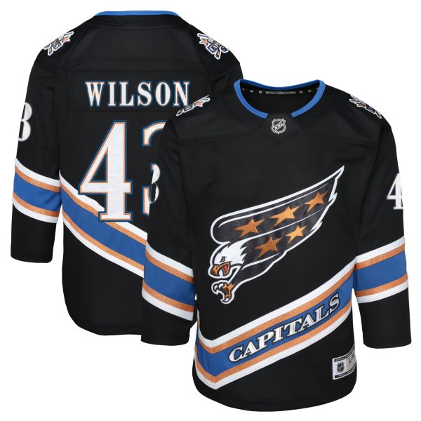youth tom wilson black washington capitals alternate 50th anniversary premier player jersey – Vancouver Canucks Jerseys and Headwear Collection