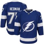 youth victor hedman blue tampa bay lightning home premier player jersey – Vancouver Canucks Jerseys and Headwear Collection