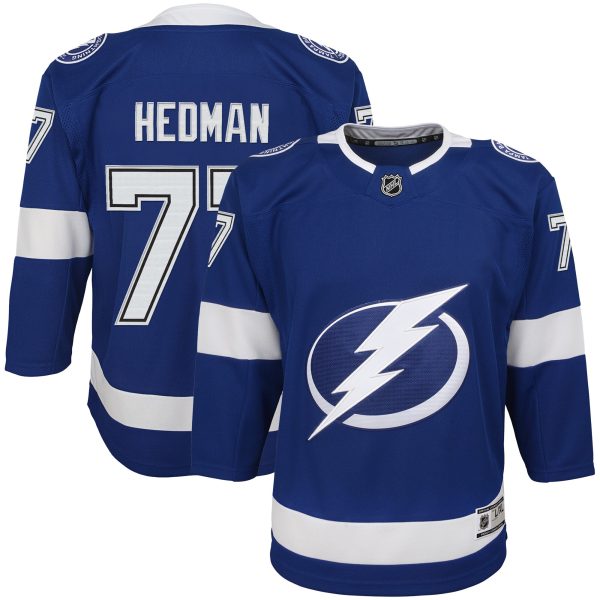 youth victor hedman blue tampa bay lightning home premier player jersey – Vancouver Canucks Jerseys and Headwear Collection